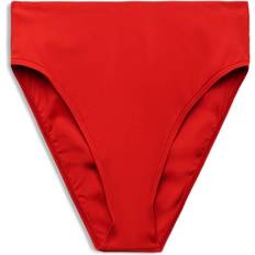 Esprit Medium Waist Bikini Bottoms - Dark Red