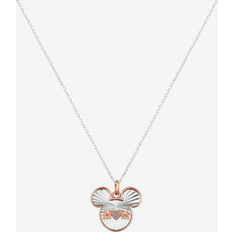 Disney Jewelry Disney Cubic Zirconia Heart Mouse Mom Pendant Necklace Two-Tone
