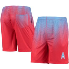 Foco Pants & Shorts Foco Men's Light Blue/Red Houston Oilers Gridiron Classic Pixel Gradient Training Shorts
