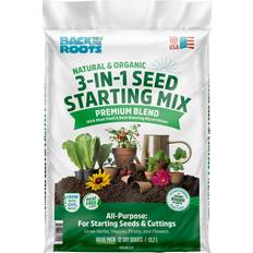 Back To The Roots Pots, Plants & Cultivation Back To The Roots Natural & Organic Peat-Free 3-in-1 Seed Starting Mix Boosting Mix