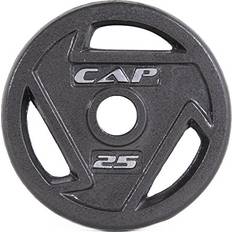 Cap Barbell Weight Plates Cap Barbell 2-Inch Olympic Grip Plate, 25-Pounds, Pair