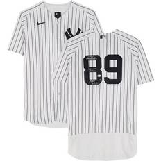 New York Yankees Game Jerseys Fanatics Authentic Jasson Dominguez New York Yankees Autographed White Nike Jersey with "Yankee Stadium Debut 9/5/23" Inscription Limited Edition of 23