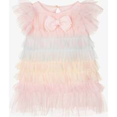 Angel's Face Baby's Waterfall Dress - Pale Pink