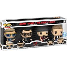 Funko Toy Figures Funko Pop! Rocks U2 Zoo TV Adam Bono the Edge Larry 4 Pack