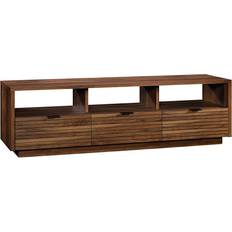 Retractable Drawer Benches Sauder Harvey Park Grand Walnut TV Bench 71x20.7"