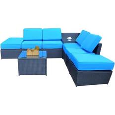 Outdoor Lounge Sets MCombo 6085-1008A6