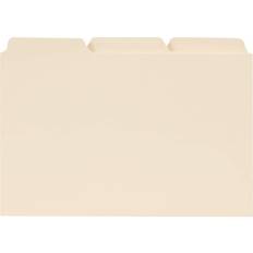 Smead Self-Tab Card Guides 4"x6" 100-pack