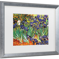 Vault W Artwork Vincent Van Gogh 'Irises Saint Remy' Matted