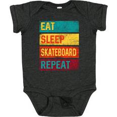Children's Clothing Inktastic Skateboarding Eat Sleep Skateboard Repeat Boys or Girls Baby Bodysuit