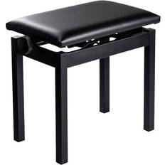Musical Accessories Korg PC-300 Height-Adjustable Piano Bench Black