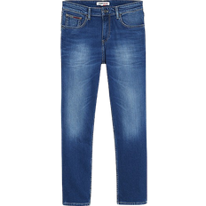 Herren - W32 Jeans Tommy Jeans Ryan Straight Relaxed Fit Jeans - Wilson Mid Blue Stretch
