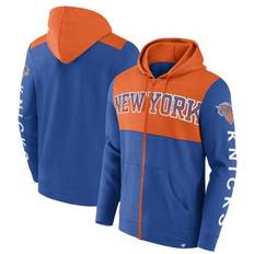Fanatics New York Knicks Branded Skyhook Colorblock Full-Zip Hoodie