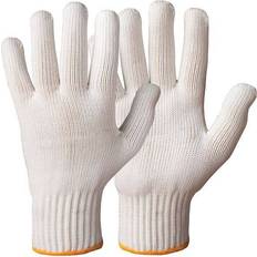 Hvite Bomullshansker GranberG 110.0356 Knitted Winter Gloves 12-pack