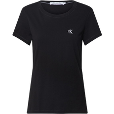 Damen Oberteile Calvin Klein Slim Organic Cotton T-shirt - Black