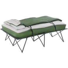 Camping Beds OutSunny Folding Camping Cot Portable Outdoor Bed Set 2-persons