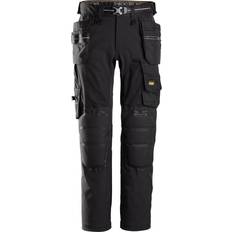 Ergonomisk Arbeidsbukser Snickers Workwear 6590 Capsulized Kneepads Holster Pockets Stretch Trousers