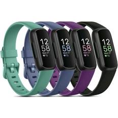 Women Sport Silicone Band for Fitbit Inspire 3 4-Pack