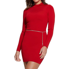 Guess Short Dresses Guess Mariah Open-Back Dress - Delicious Red