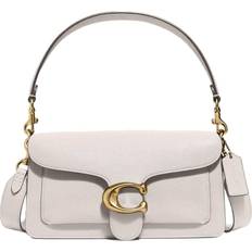 White Handbags Coach Tabby Shoulder Bag 26 - Brass/Chalk