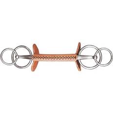 Finn Tack Equestrian Finn Tack Leather Covered Mullen Double Driving Bit