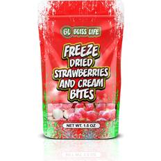 Bliss Life Strawberries and Cream Freeze Dried Candy Bites 1.5oz