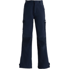 Blau Softshellhosen Regatta Kid's Softshell Walking Trousers - Navy