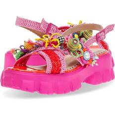 Betsey Johnson Heels & Pumps Betsey Johnson Women's Graysen Embellished Foam Sandals Pink Multi