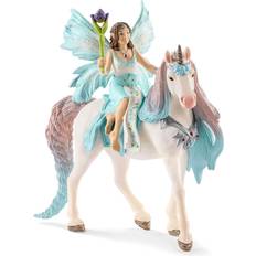 Einhörner Figurinen Schleich Fairy Eyela with Princess Unicorn 70569