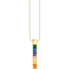 Thomas Sabo Necklaces Thomas Sabo Rainbow Heritage Necklace - Gold/Multicolour