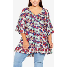 Avenue Tops Avenue TUNIC HARPER Abstract Abstract