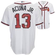 Atlanta Braves Game Jerseys Fanatics Authentic Ronald Acuna Jr. Atlanta Braves Autographed Majestic White Replica Jersey