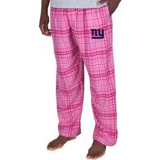 Men - Pink Pajamas Concepts Sport Men's Pink New York Giants Ultimate Plaid Flannel Pajama Pants