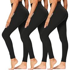 Bravo Womens Leggings High Waisted Soft Black Leggings Yoga Pants for Workout Running