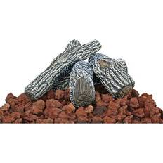 Uniflame Garden & Outdoor Environment Uniflame Lava Rock and Log Kit Pits