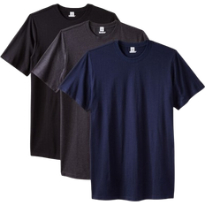 KingSize Cotton Crewneck Undershirt 3-pack - Assorted Basic