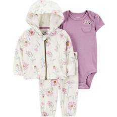 Purple Other Sets Carter's Baby Girls 3-Piece Floral Little Jacket Set 3M Purple
