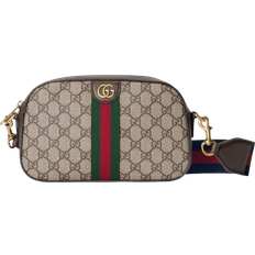 Gucci Vesker Gucci Ophidia GG Small Crossbody Bag - Beige/Ebony