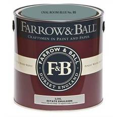Farrow & Ball Estate Emulsion Deckenfarbe, Wandfarbe Oval Room Blue 2.5L