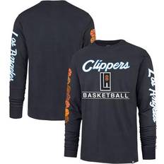 '47 T-shirts '47 Men's Charcoal LA Clippers 2023/24 City Edition Triplet Franklin Long Sleeve T-Shirt