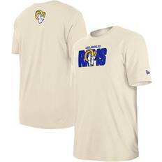 New Era T-shirts New Era Men's Cream Los Angeles Rams 2023 NFL Draft T-Shirt