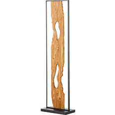 Innenbeleuchtung Bodenlampen Brilliant Chaumont Light Wood/Black Bodenlampe 120cm