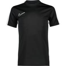 M T-skjorter Nike Kid's Dri-FIT Academy23 Football Top - Black/White/White (DX5482-010)