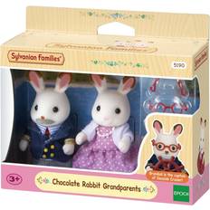 Plast Bamser & kosedyr Sylvanian Families Chocolate Rabbit Grandparents