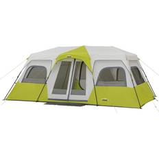 Core 12 Person Instant Cabin 3 Room Huge Tent for Family with Storage Pockets for Camping Accessories
