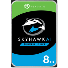 Seagate 3.5" - Harddisk (HDD) Harddisker & SSD-er Seagate SkyHawk AI Surveillance ST8000VE001 256MB 8TB