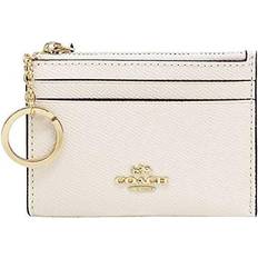 Card Cases Coach Outlet Mini Skinny Id Case - Gold/Chalk