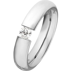 Diamanten Ringe Christ Ring - White Gold/Transparent