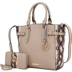 MKF Collection Joelle Tote Bag - Taupe