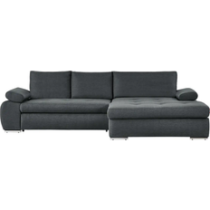 Smart Ibby Right Grey Sofa 294cm 3-Sitzer