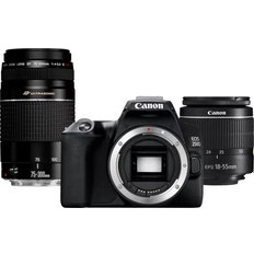 Digital Cameras Canon EOS 250D + 18-55mm III + 75-300mm III